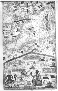 Detail from the Catalan Atlas by Abraham Cresques